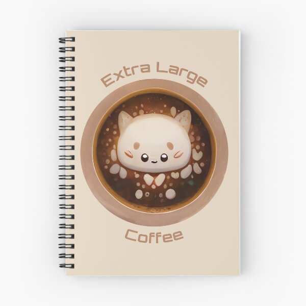 Item preview, Extra Large Coffee Cute Kawaii designed and sold by MattsMultiverse.