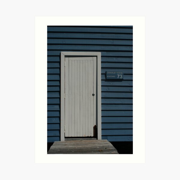 Crawley Edge Boatshed, Perth Art Print