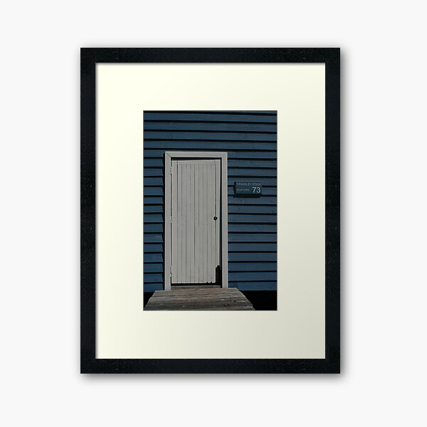 Crawley Edge Boatshed, Perth Framed Art Print