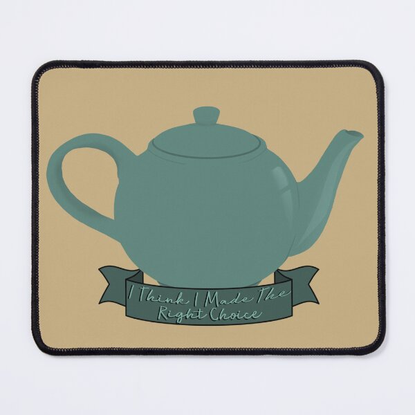 Item preview, Jim and Pam Teapot From Office I Think I Made The Right Choice designed and sold by senaeksi.