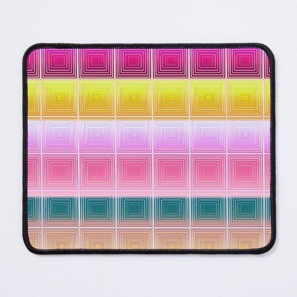 Item preview, Cute Vintage Ornamental Square Geometric Pattern with Multicolored Gradient for For Pupils, Students, Teachers, and Lecturers Who Love the Geometrical Patterns and Gradient Colors designed and sold by IraNiva.
