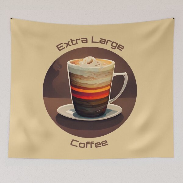 Item preview, Extra Large Coffee Cappuccino Cup designed and sold by MattsMultiverse.