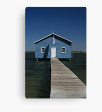 Crawley Edge Boatshed, Perth Canvas Print