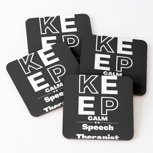 Item preview, Mantener la calma Terapeuta del habla designed and sold by kryative.