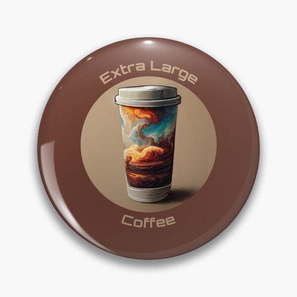 Item preview, Extra Large Coffee Experimental Colorful Cup designed and sold by MattsMultiverse.