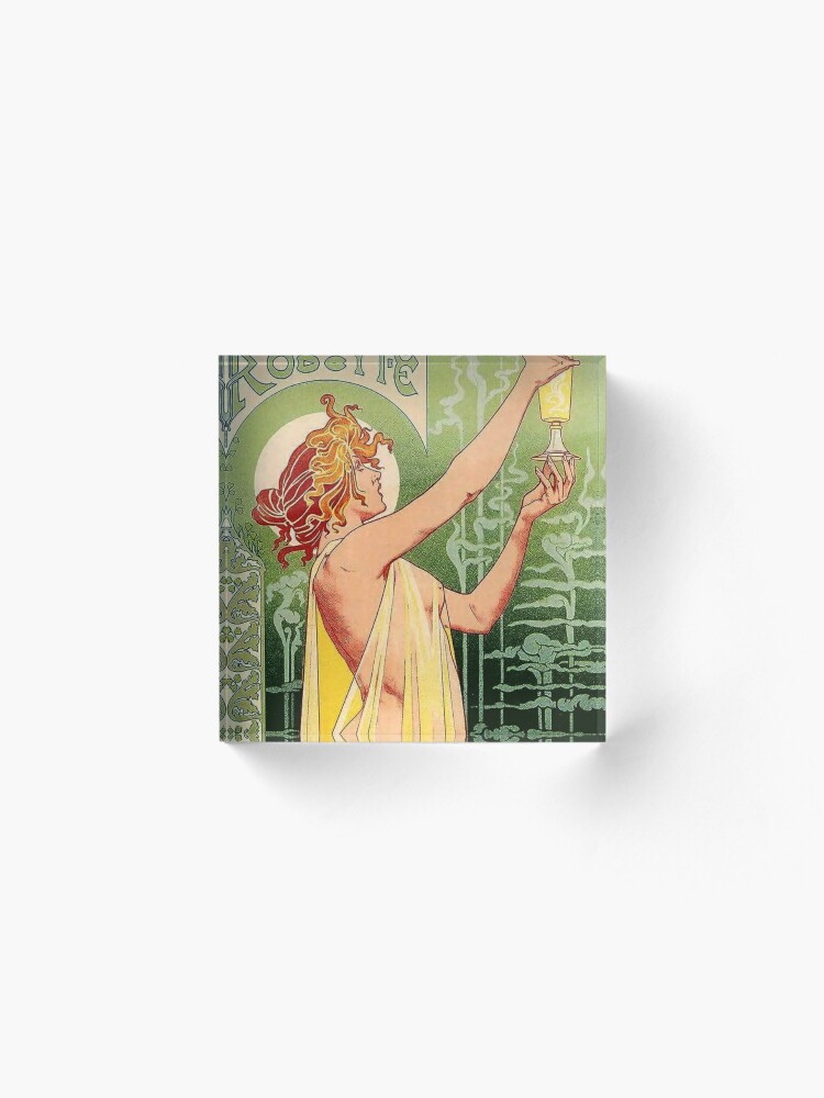 alphonse-mucha-absinthe-robette-vintage-alcohol-art-advert-acrylic-block-for-sale-by-olivia-one-redbubble