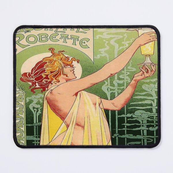 Item preview, Anuncio de arte vintage de alcohol de Absenta Robette de Alphonse Mucha designed and sold by Olivia-One.