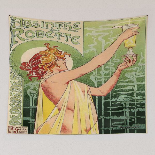 Item preview, Anuncio de arte vintage de alcohol de Absenta Robette de Alphonse Mucha designed and sold by Olivia-One.