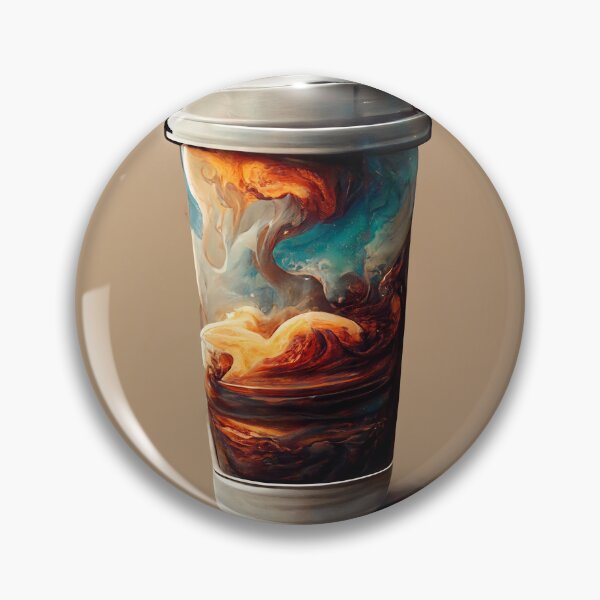 Item preview, Extra Large Coffee Experimental Colorful Cup No Text designed and sold by MattsMultiverse.