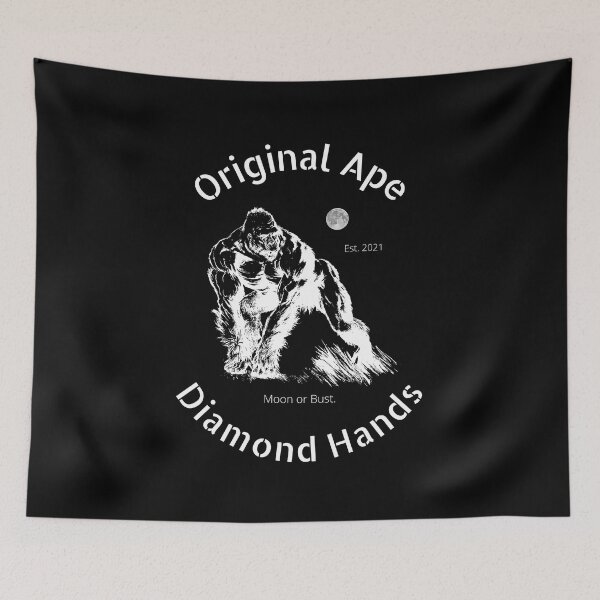 Item preview, Diamond Hands Ape - Stonk designed and sold by DorkDome.