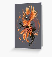 Avian Arsonist Greeting Card