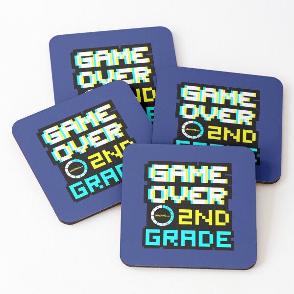 Item preview, Back to School - Game Over - 2nd Grade - Second Grade designed and sold by DesignByLeo.