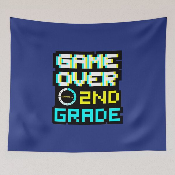 Item preview, Back to School - Game Over - 2nd Grade - Second Grade designed and sold by DesignByLeo.