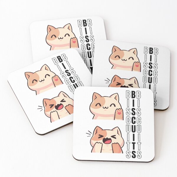 Item preview, Funny and Adorable Cat Loves Biscuits designed and sold by MoStorish.
