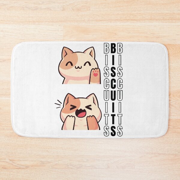 Item preview, Funny and Adorable Cat Loves Biscuits designed and sold by MoStorish.