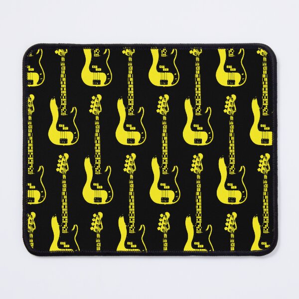 Item preview, Bass Guitar Cutout - Yellow designed and sold by QuarterMoon.