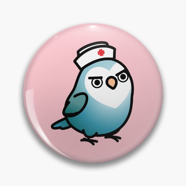 Item preview, Sassy Nurse Hilda the Lovebird designed and sold by birdhism.