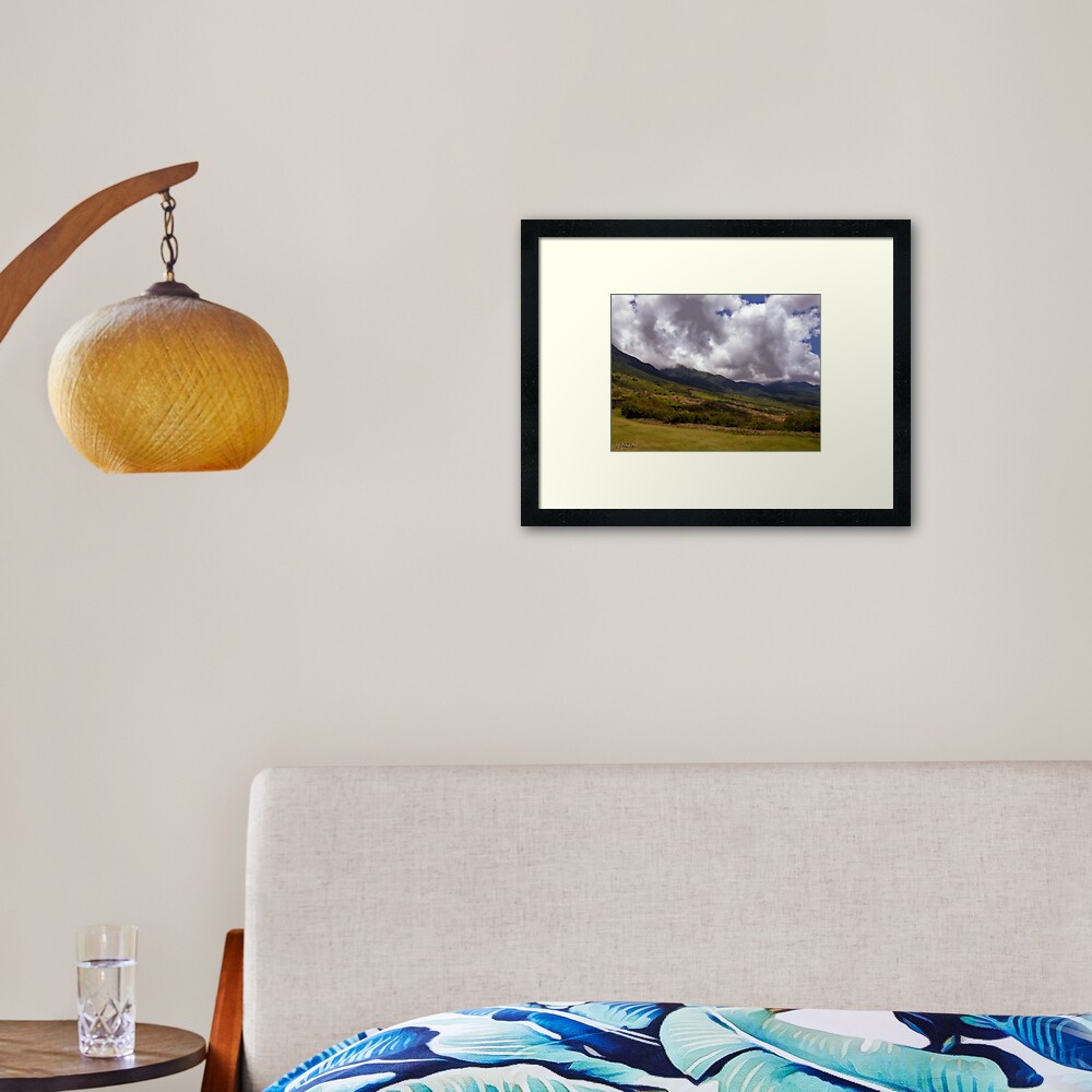 Mountain Clouds Framed Art Print