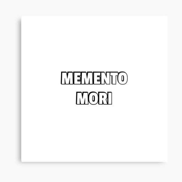 Artikel-Vorschau von Memento Mori – erinnere dich daran, dass du sterben wirst – stoische Weisheit, designt und verkauft von Inspirationmotivation.