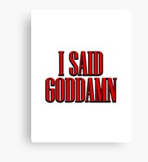 Pulp Fiction Canvas Print