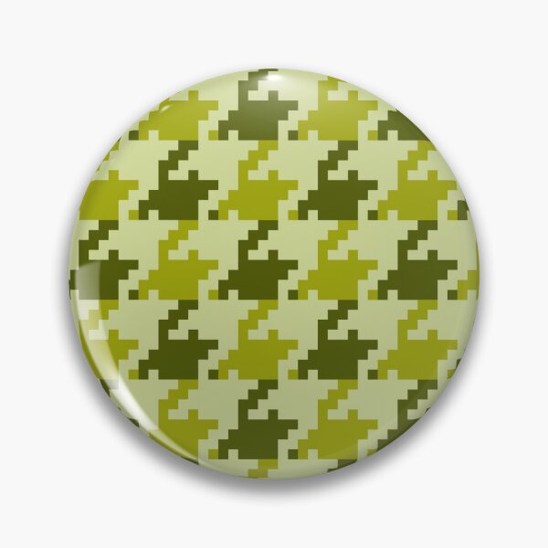 Item preview, Houndstooth Pattern Olive Green  designed and sold by Hic21.
