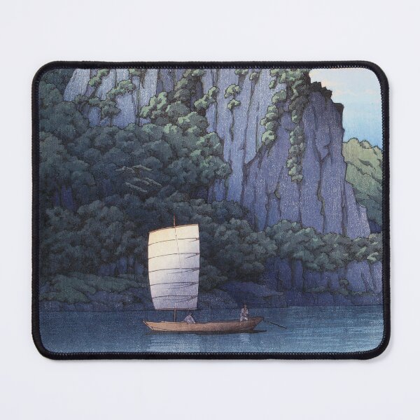 Item preview, Puyo Nakhwa cliff by Kawase Hasui designed and sold by Ukiyo-Studio.