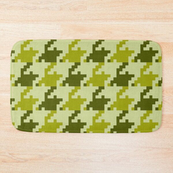 Item preview, Houndstooth Pattern Olive Green  designed and sold by Hic21.