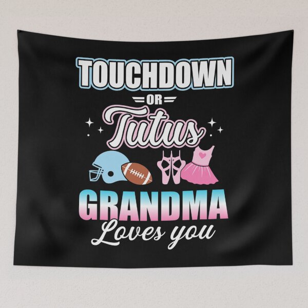 Item preview, Gender reveal touchdowns tutus grandma matching baby party designed and sold by complexconventi.