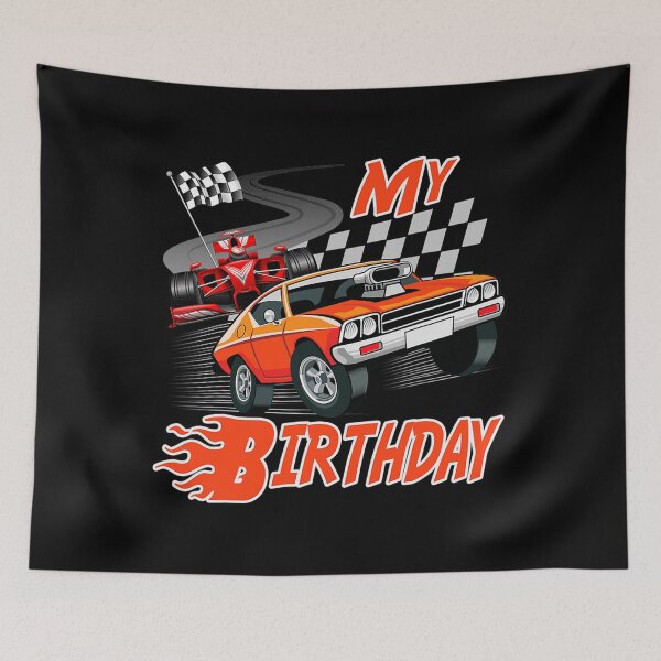 Item preview, Fun My Birthday Race Car Boys Girls Youth Men Women Racing designed and sold by complexconventi.