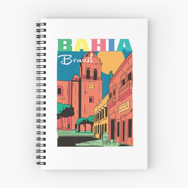 Item preview, Streets of Bahia Brazil Vintage Art designed and sold by MrEddie10.