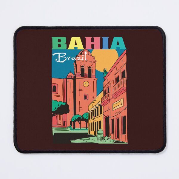 Item preview, Streets of Bahia Brazil Vintage Art designed and sold by MrEddie10.