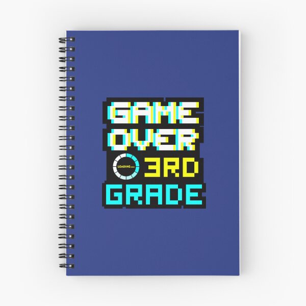 Item preview, Back to School - Game Over - 3rd Grade - Third Grade designed and sold by DesignByLeo.