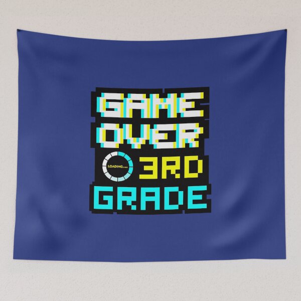 Item preview, Back to School - Game Over - 3rd Grade - Third Grade designed and sold by DesignByLeo.