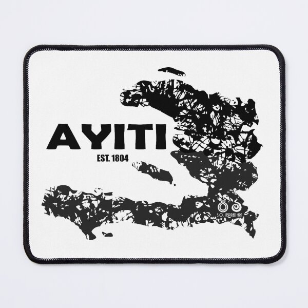 Artikelvorschau, Ayiti schwarz und weiß entworfen und verkauft von soinspiredart.