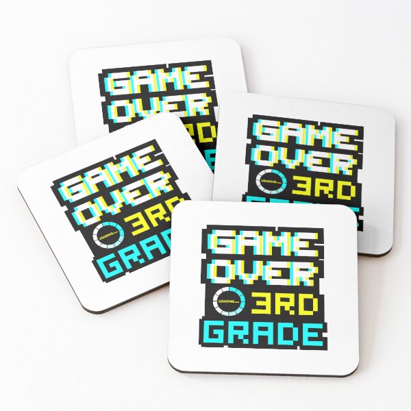 Item preview, Back to School - Game Over - 3rd Grade - Third Grade designed and sold by DesignByLeo.