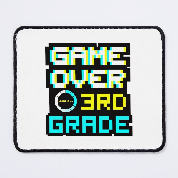 Item preview, Back to School - Game Over - 3rd Grade - Third Grade designed and sold by DesignByLeo.