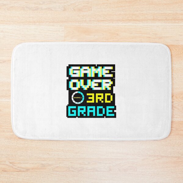 Item preview, Back to School - Game Over - 3rd Grade - Third Grade designed and sold by DesignByLeo.