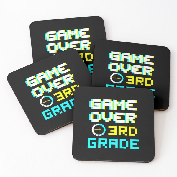 Item preview, Back to School - Game Over - 3rd Grade - Third Grade designed and sold by DesignByLeo.