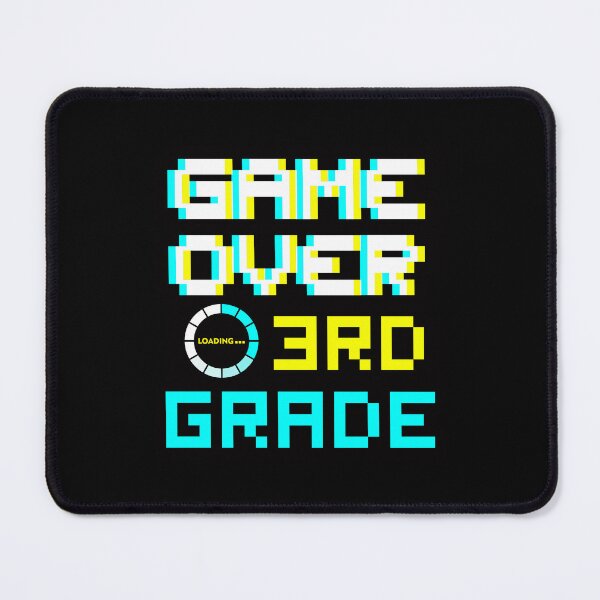 Item preview, Back to School - Game Over - 3rd Grade - Third Grade designed and sold by DesignByLeo.