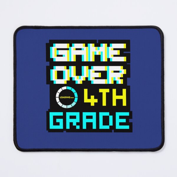 Item preview, Back to School - Game Over - 4th Grade - Fourth Grade designed and sold by DesignByLeo.