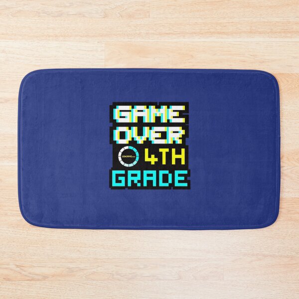 Item preview, Back to School - Game Over - 4th Grade - Fourth Grade designed and sold by DesignByLeo.