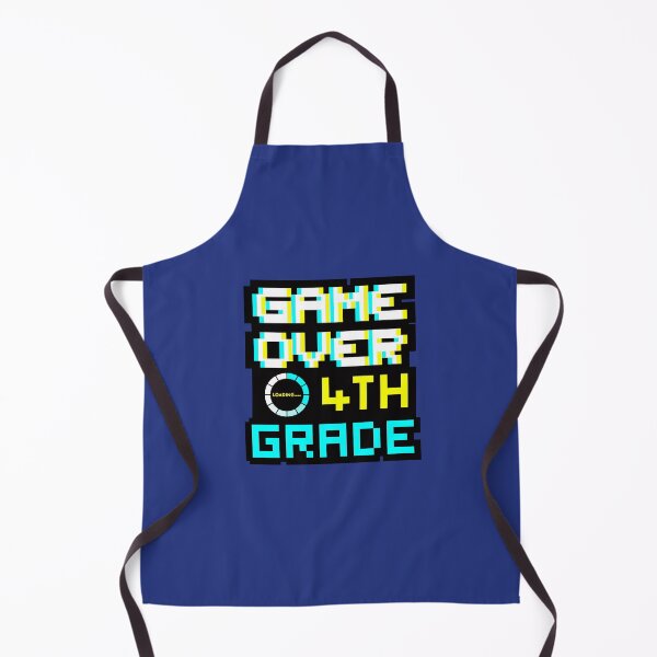 Item preview, Back to School - Game Over - 4th Grade - Fourth Grade designed and sold by DesignByLeo.