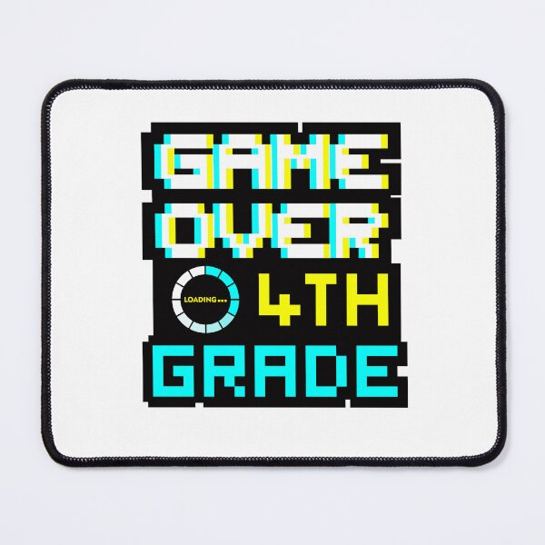 Item preview, Back to School - Game Over - 4th Grade - Fourth Grade designed and sold by DesignByLeo.