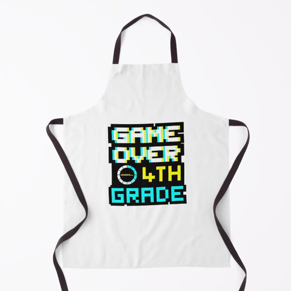 Item preview, Back to School - Game Over - 4th Grade - Fourth Grade designed and sold by DesignByLeo.