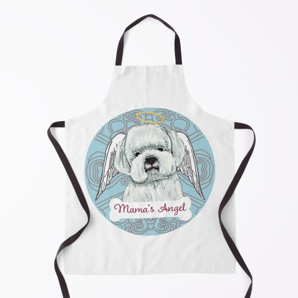 Item preview, MALTESE mamma's ANGEL pale blue 2022 designed and sold by ArtsyanaFlorida.