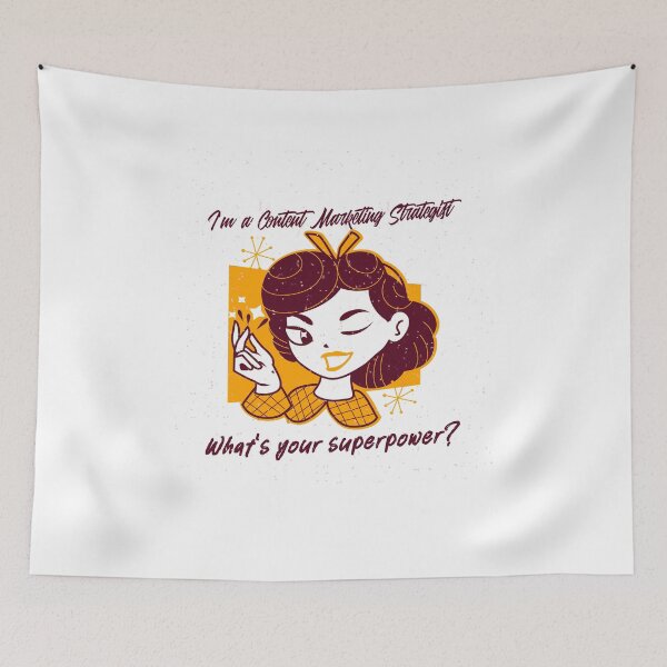 Item preview, I'm a content marketing strategist, what's your superpower?  designed and sold by RMHTees.