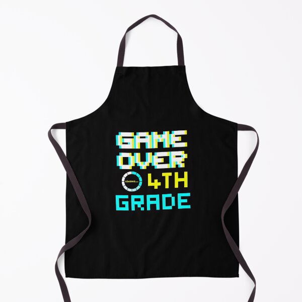 Item preview, Back to School - Game Over - 4th Grade - Fourth Grade designed and sold by DesignByLeo.