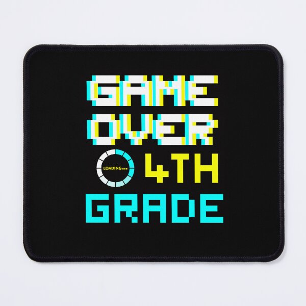 Item preview, Back to School - Game Over - 4th Grade - Fourth Grade designed and sold by DesignByLeo.