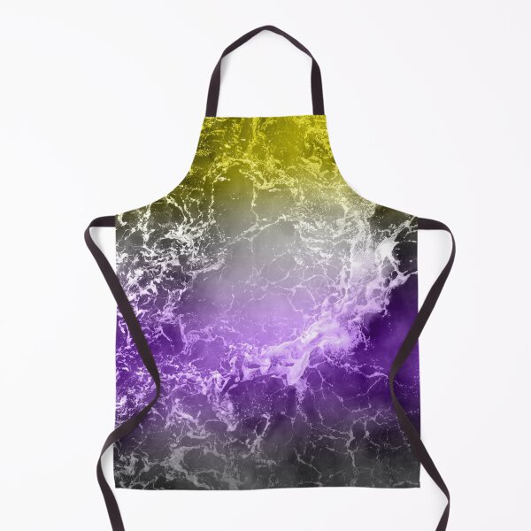 Item preview, Hidden Subtle Nonbinary Flag Ocean Waves designed and sold by PlayfullyPride.