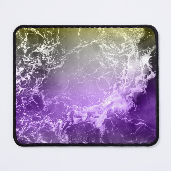Item preview, Hidden Subtle Nonbinary Flag Ocean Waves designed and sold by PlayfullyPride.
